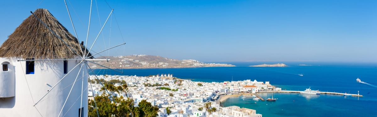 Panorama von Mykonos Griechenland (BlueOrangeStudio / stock.adobe.com)  lizenziertes Stockfoto 
Informazioni sulla licenza disponibili sotto 'Prova delle fonti di immagine'